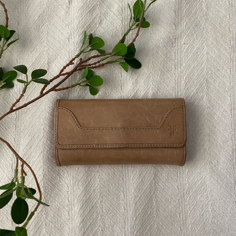 Frye Tan Leather Wallet
